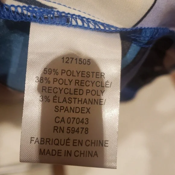 Rachel Zoe Blue and White Button Down Shirt - Picture 7 of 8